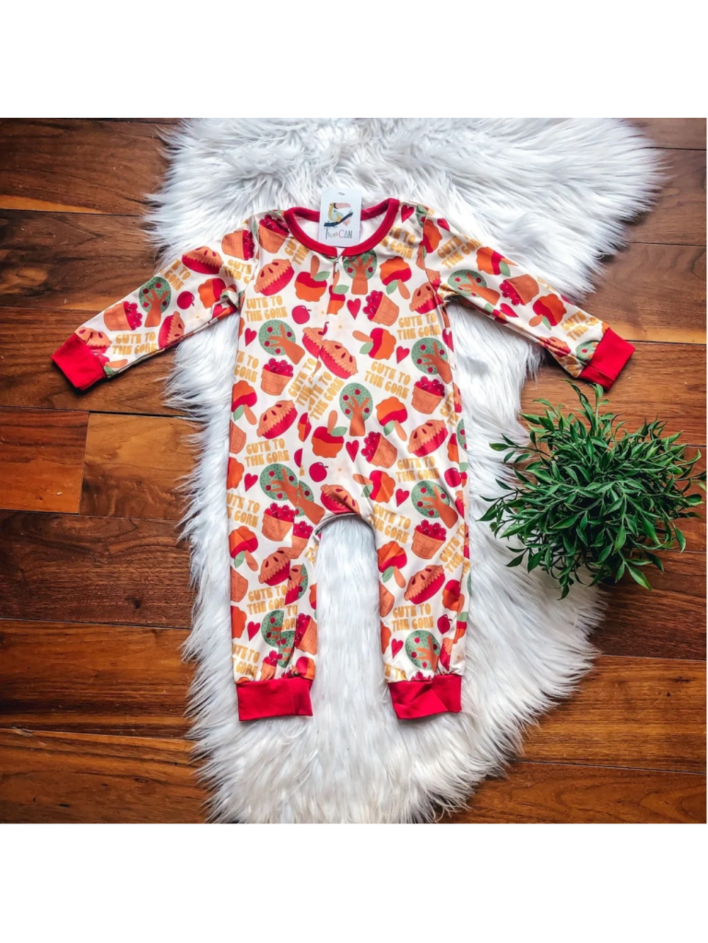 Wellington Designs Cute to the Core Infant Romper, Sz 6/12
